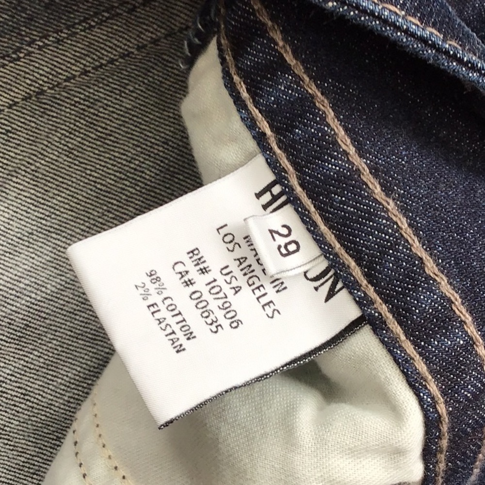HUDSON LOW RISE SIGNATURE BOOTCUT JEANS LIKE NEW - Picture 5 of 10